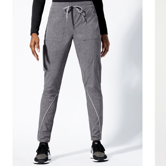 Jaanuu Charge Cargo Drawcord Scrub Bottoms - Picture 1 of 5